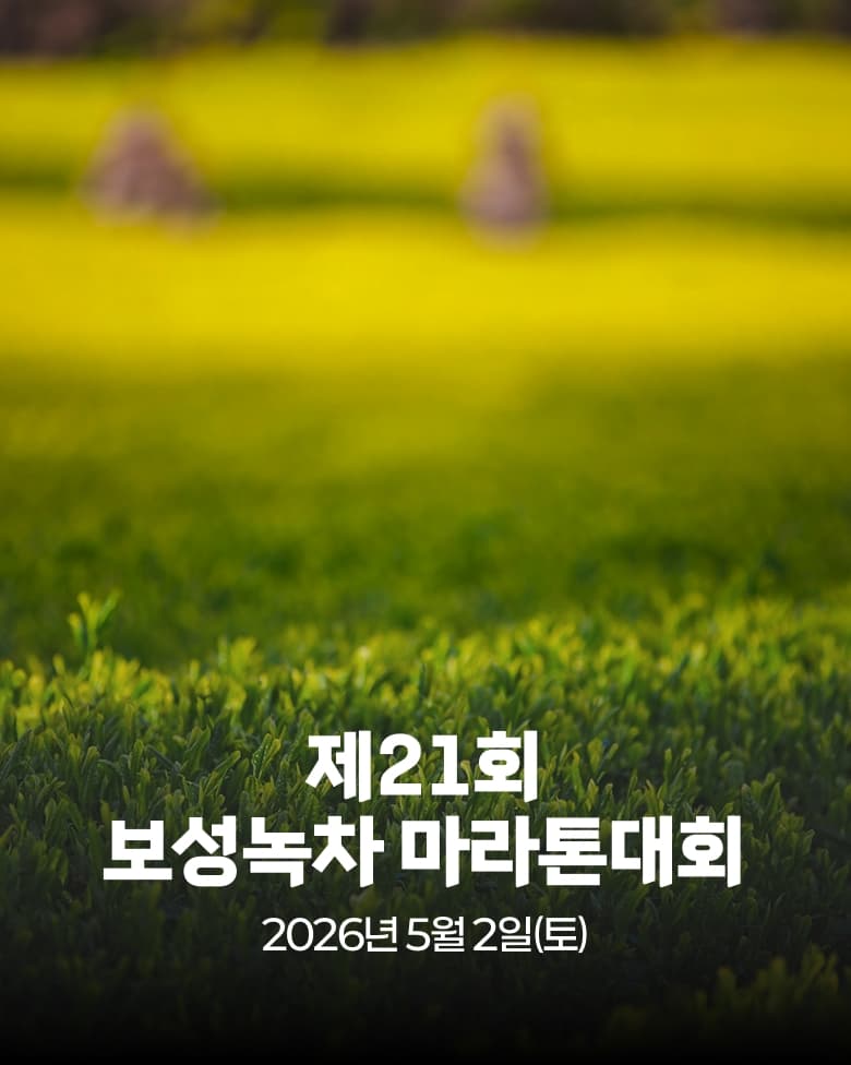 제21회 보성녹차 마라톤대회 이미지 1