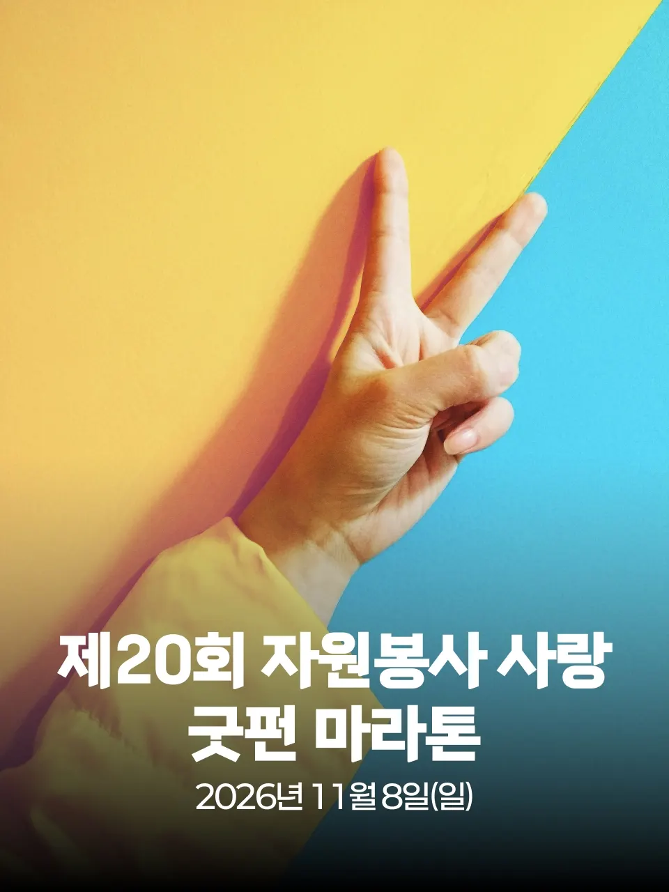 제20회 자원봉사 사랑 굿펀 마라톤 대회 커버 이미지